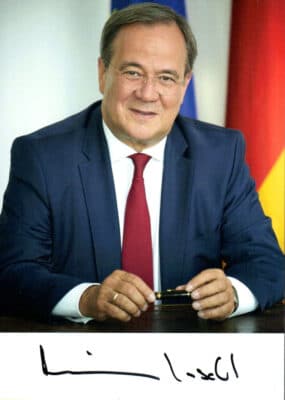 Autogrammfoto von Arnim Laschet.